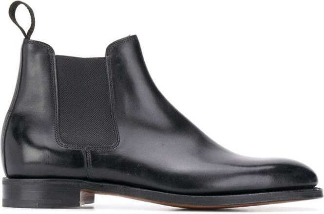 John Lobb elasticated panel boots Black