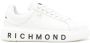 John Richmond logo-print leather sneakers White - Thumbnail 1