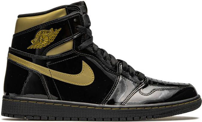 Jordan Air 1 Retro High OG "Black Metallic Gold" sneakers