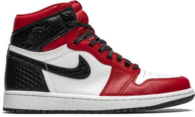 Jordan Air 1 High Retro "Satin Snake" sneakers Red
