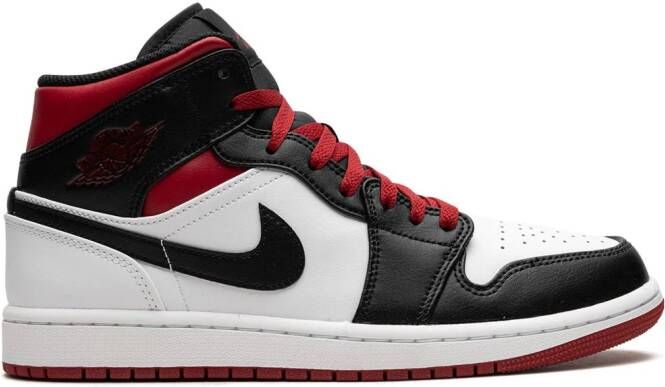 Jordan Air 1 Mid "Gym Red Black Toe" sneakers White