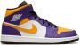 Jordan Air 1 Mid "Lakers" sneakers Purple - Thumbnail 1