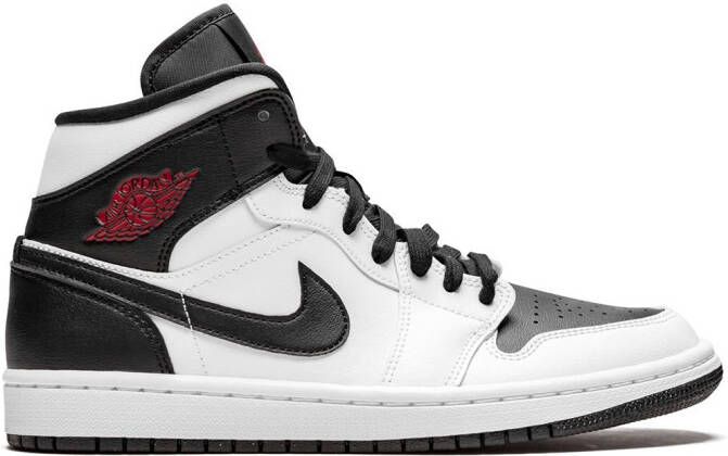 Jordan Air 1 Mid "Reverse Black Toe" sneakers White