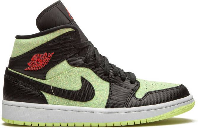 Jordan Air 1 Mid SE "Barely Volt Chile Red" sneakers Black