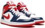 Jordan Air 1 Mid "Patent Leather Navy White Red" sneakers - Thumbnail 1