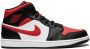 Jordan Air 1 Mid "Bred Toe" sneakers White - Thumbnail 1