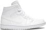 Jordan Air 1 Mid "Triple White Patent Leather" sneakers - Thumbnail 1