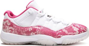 Jordan Air 11 Retro Low pink snakeskin White