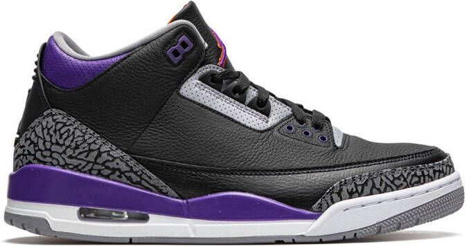 Jordan Air 3 Retro "Court Purple" sneakers Black