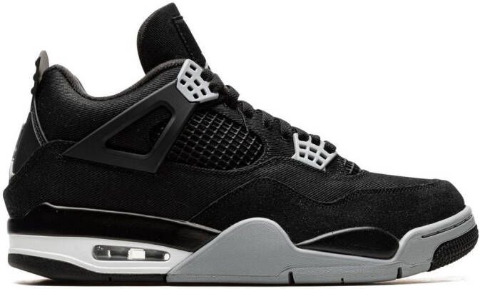 Jordan Air 4 "Black Canvas" sneakers