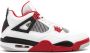 Jordan Air 4 Retro "Fire Red" sneakers White - Thumbnail 1