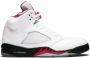 Jordan Air 5 Retro "Fire Red 2013" sneakers White - Thumbnail 1