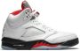 Jordan Air 5 Retro "Fire Red Silver Tongue 2020" sneakers White - Thumbnail 1