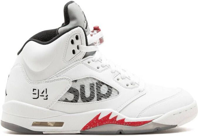 Jordan x Supreme Air 5 Retro sneakers White