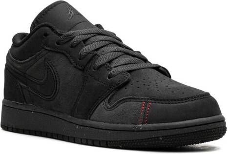 Jordan Kids Air Jordan 1 "Dark Smoke Grey" sneakers Black