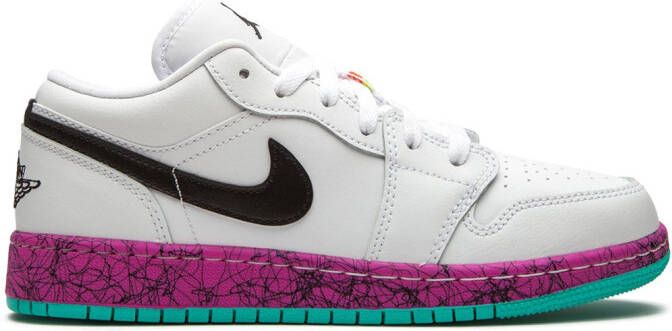 Jordan Kids Air Jordan 1 Low "Grades Multicolor" sneakers White