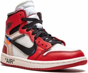 Nike x Off-White Kids Air Jordan 1 high-top sneakers Red