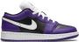 Jordan Kids Air Jordan 1 Low "Black Court Purple" sneakers - Thumbnail 1