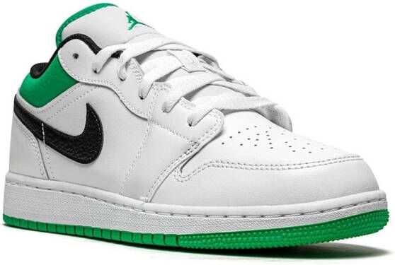 Jordan Kids Air Jordan 1 Low "White Stadium Green" sneakers
