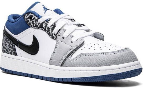 Jordan Kids Air Jordan 1 Low SE ''True Blue'' sneakers White