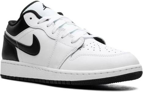 Jordan Kids Air Jordan 1 Low "White Black" sneakers