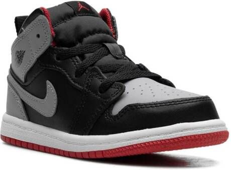 Jordan Kids Air Jordan 1 Mid "Black Ce t Grey-fire Red-white" sneakers