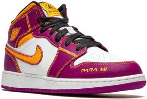 Jordan Kids Air Jordan 1 Mid DOD sneakers Purple
