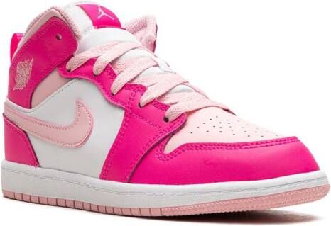 Jordan Kids Air Jordan 1 Mid "Fierce Pink" sneakers