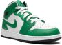 Jordan Kids Air Jordan 1 Mid "Lucky Green" sneakers White - Thumbnail 1