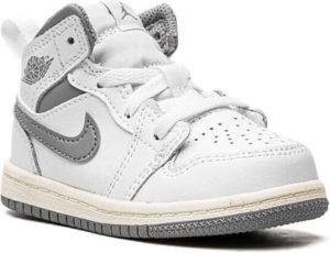 Jordan Kids Air Jordan 1 Mid "Neutral Grey" sneakers White