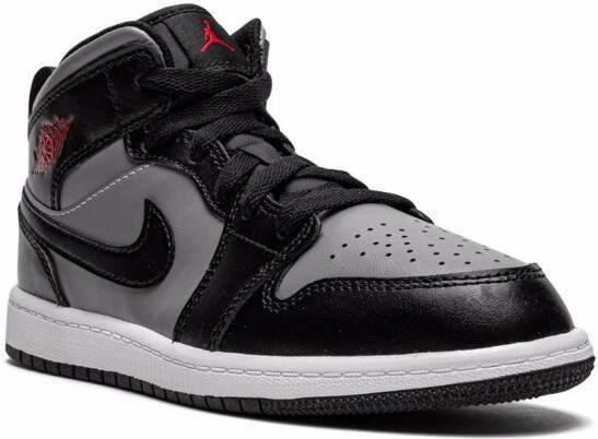 Jordan Kids Air Jordan 1 Mid "Black Shadow Grey" sneakers