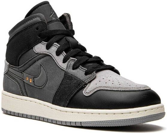 Jordan Kids Air Jordan 1 Mid SE Craft "Inside Out" sneakers Black