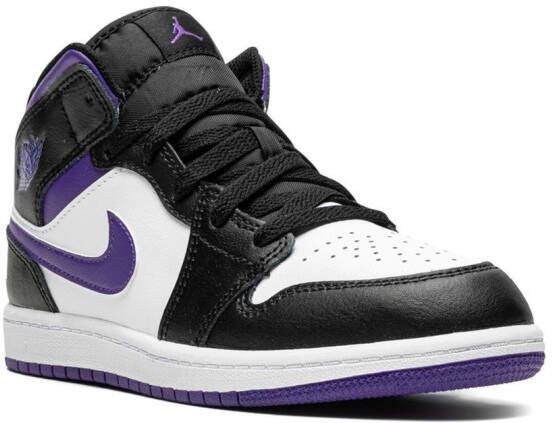 Jordan Kids Jordan 1 Mid "Dark Iris" sneakers Black