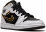 Jordan Kids Air Jordan 1 Mid "White Gold Black" sneakers - Thumbnail 1