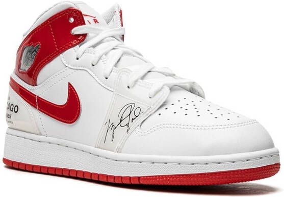 Jordan Kids Air Jordan 1 Mid SS "Rookie Season" sneakers White