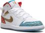 Jordan Kids Air Jordan 1 Mid "UNC to CHI" sneakers White - Thumbnail 1