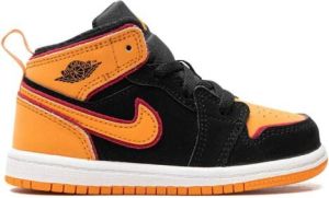 Jordan Kids Air Jordan 1 Mid "Vivid Orange" sneakers