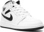 Jordan Kids Air Jordan 1 Mid "White Black" sneakers - Thumbnail 1