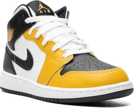 Jordan Kids Air Jordan 1 Mid "Yellow Ochre" sneakers