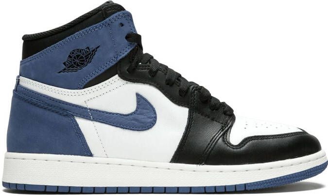 Jordan Kids Air Jordan 1 Retro High OG BG "Blue Moon" sneakers White