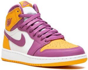 Jordan Kids Air Jordan 1 Retro High OG sneakers "Brotherhood" Yellow