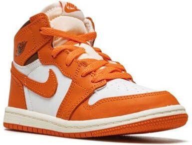 Jordan Kids Air Jordan 1 Retro High OG "Starfish" sneakers White