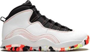 Jordan Kids Air Jordan 10 Retro "Ember Glow" sneakers White
