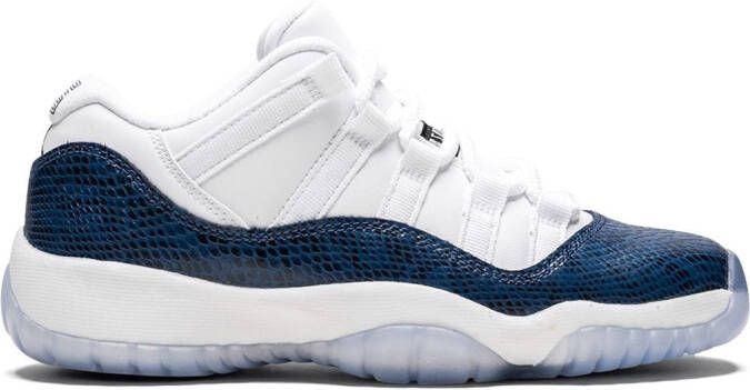 Jordan Kids Air Jordan 11 Retro Low LE "Blue Snakeskin" sneakers White