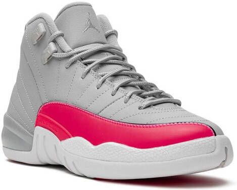 Jordan Kids Air Jordan 12 "Racer Pink" sneakers Grey