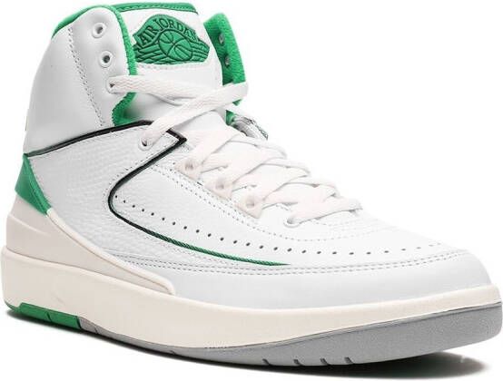 Jordan Kids Air Jordan 2 "Lucky Green" sneakers White
