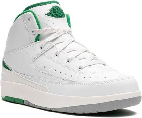 Jordan Kids Air Jordan 2 "Lucky Green" sneakers White