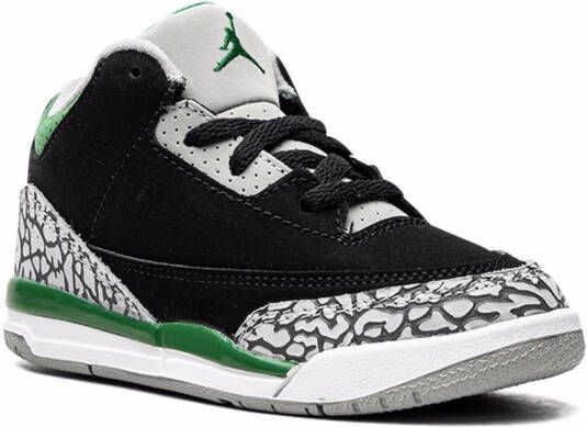 Jordan Kids Air Jordan 3 Retro "Pine Green" sneakers Black
