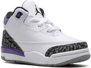 Jordan Kids Air Jordan 3 Retro "Dark Iris" sneakers White