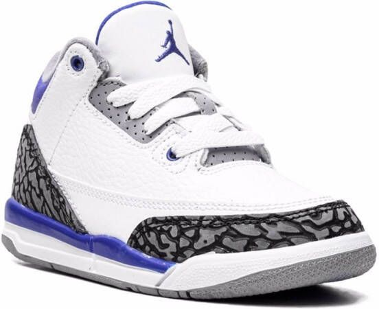 Jordan Kids Air Jordan 3 sneakers "Racer Blue" White
